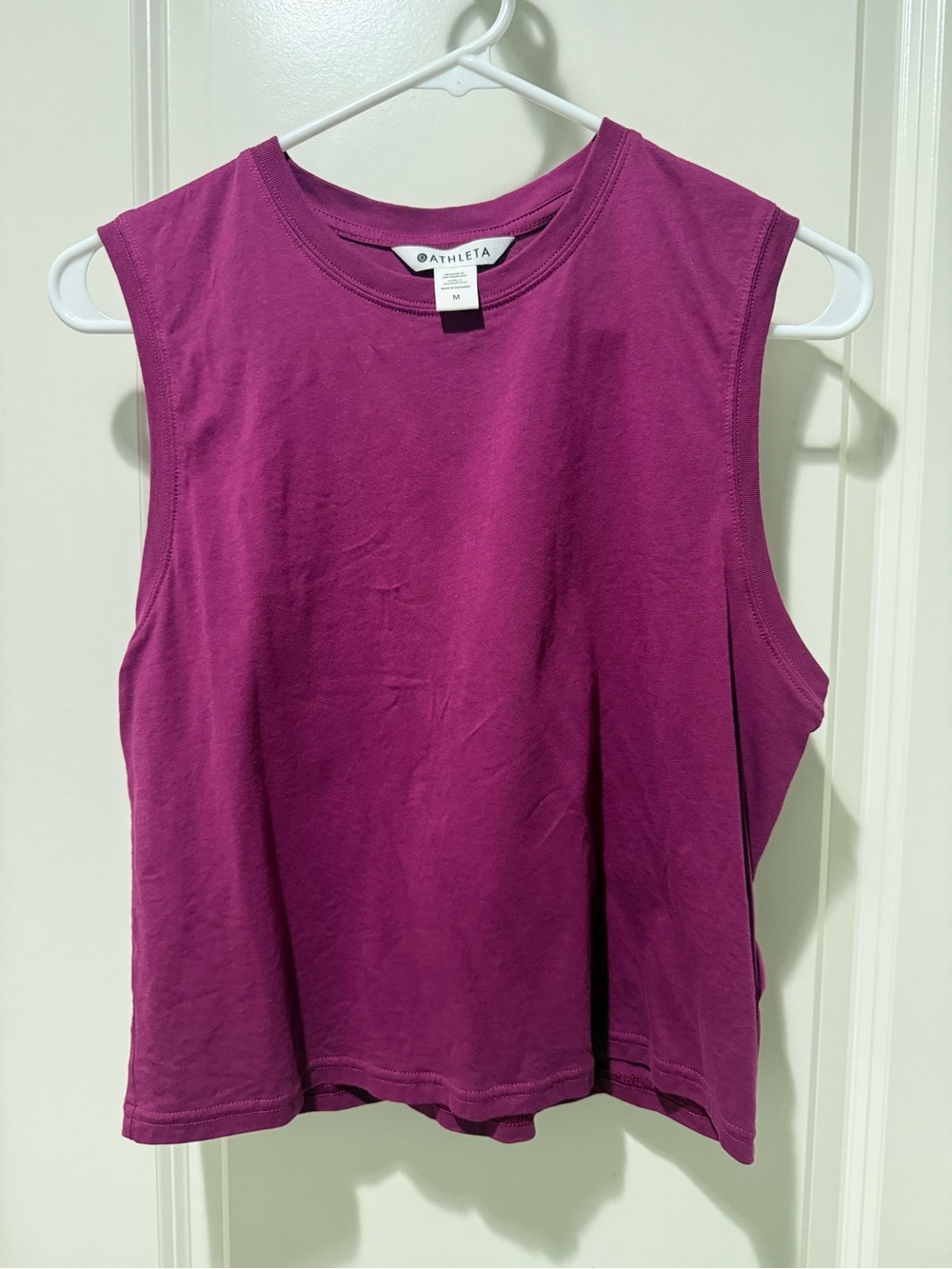 Athleta Women's Wildberry True Cotton Muscle Tank